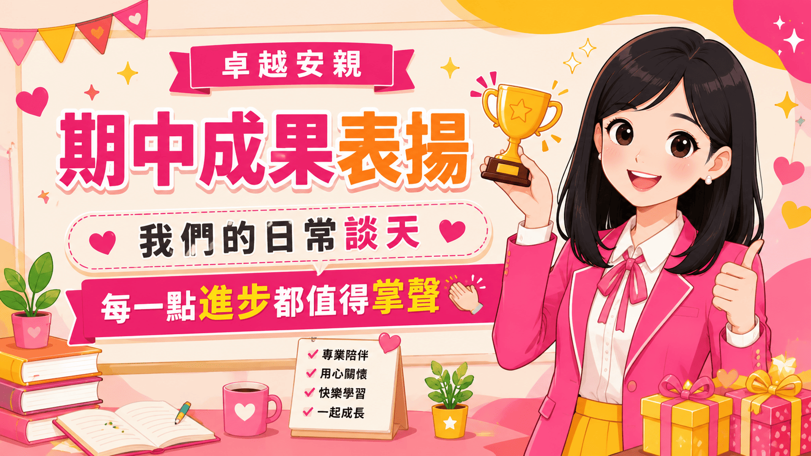 👧期中成果表揚🏆|我們的日常談天🫶 每一點進步都值得掌聲👏