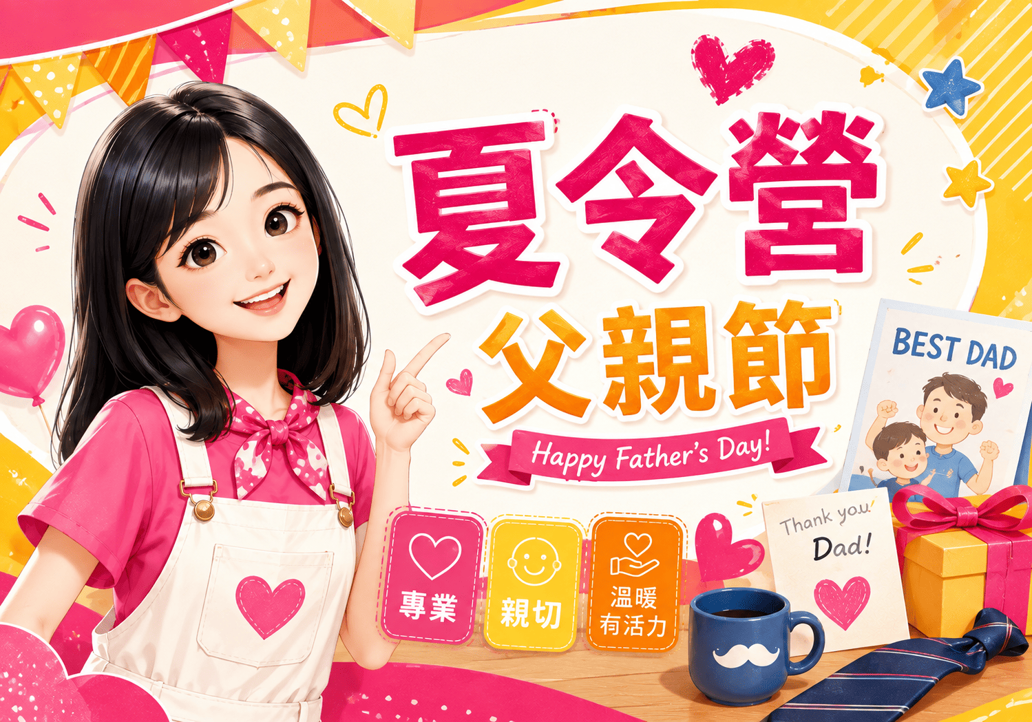 🎉 夏令營遇上父親節!和爸爸一起留下最難忘的夏日時光