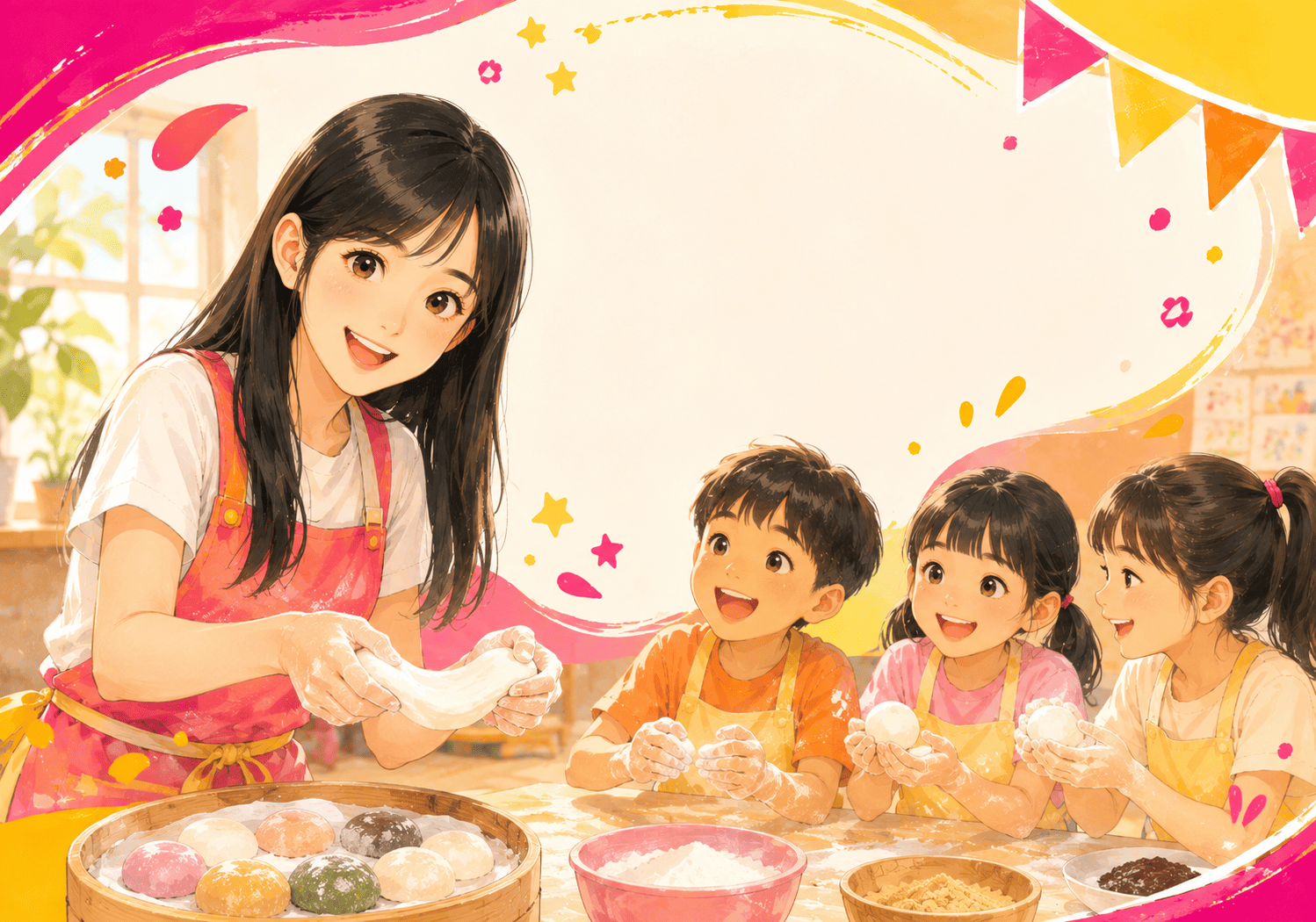 🍡 夏令營手工麻糬開做啦!孩子親手揉出夏日好滋味